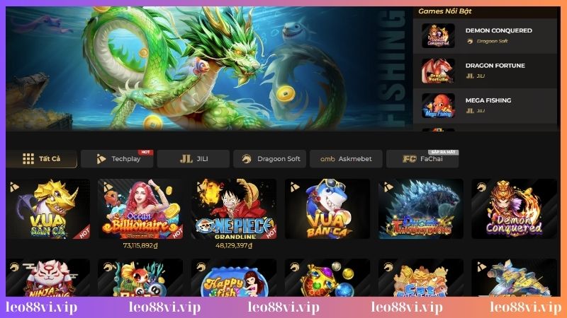 Đôi nét về sảnh bắn cá Leo88