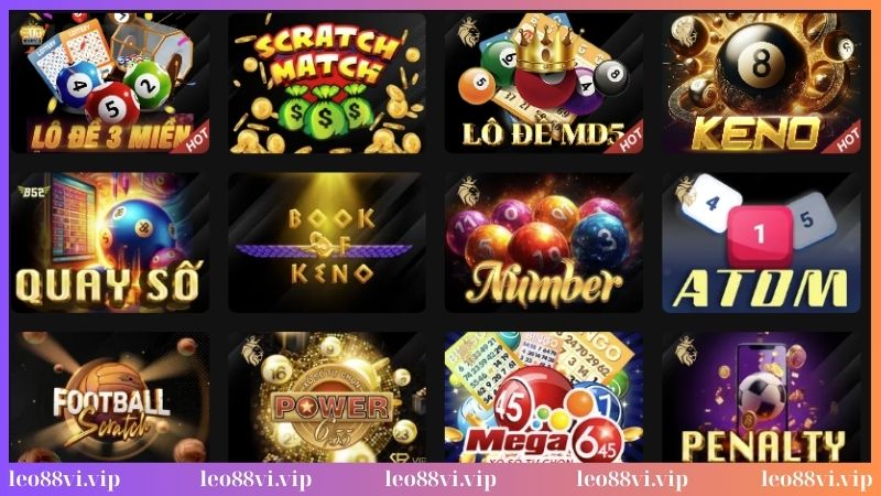 Một số các tựa game quay số Leo88
