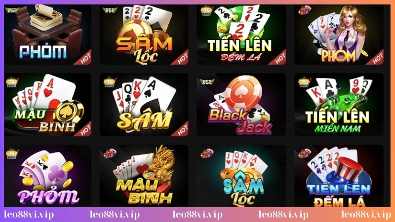Top 4 tựa game cực đỉnh tại sảnh game bài